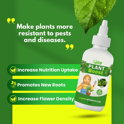 Organic Plant Boost - Faster Growth & Stronger Roots (Pack of 3)