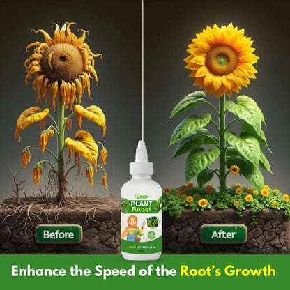 Organic Plant Boost - Faster Growth & Stronger Roots (Pack of 3)