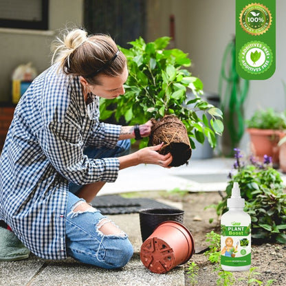 Organic Plant Boost - Faster Growth & Stronger Roots (Pack of 3)