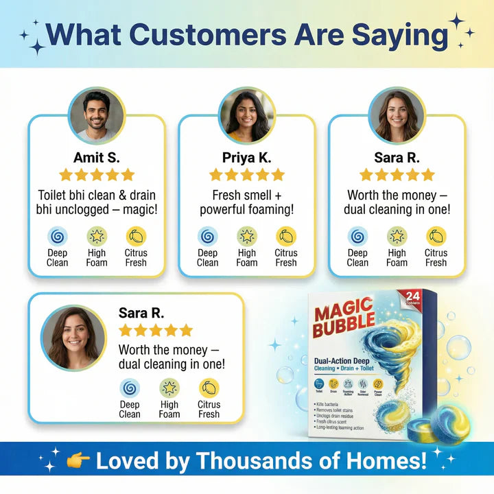 Magic Bubble Cleaning Tablets | 🔥BUY 1 GET 1 FREE🔥